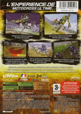 MTX Mototrax (USA) box cover back